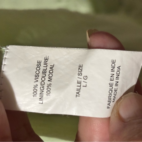 Suzy Shier Light Green Maxi Dress with Buttons and tie waist large - Picture 13 of 13